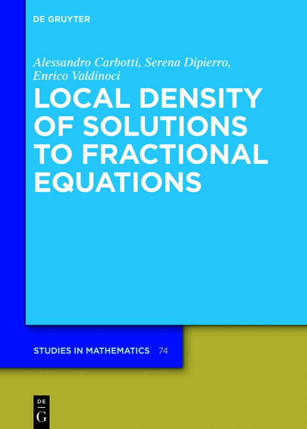 Local Density Of Solutions To Fractional Equations Alessandro Carbotti