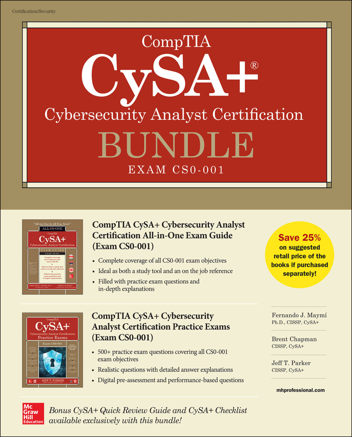 Comptia Cysa Cybersecurity Analyst Certification Bundle Exam Cs0001 Fernando Maymi