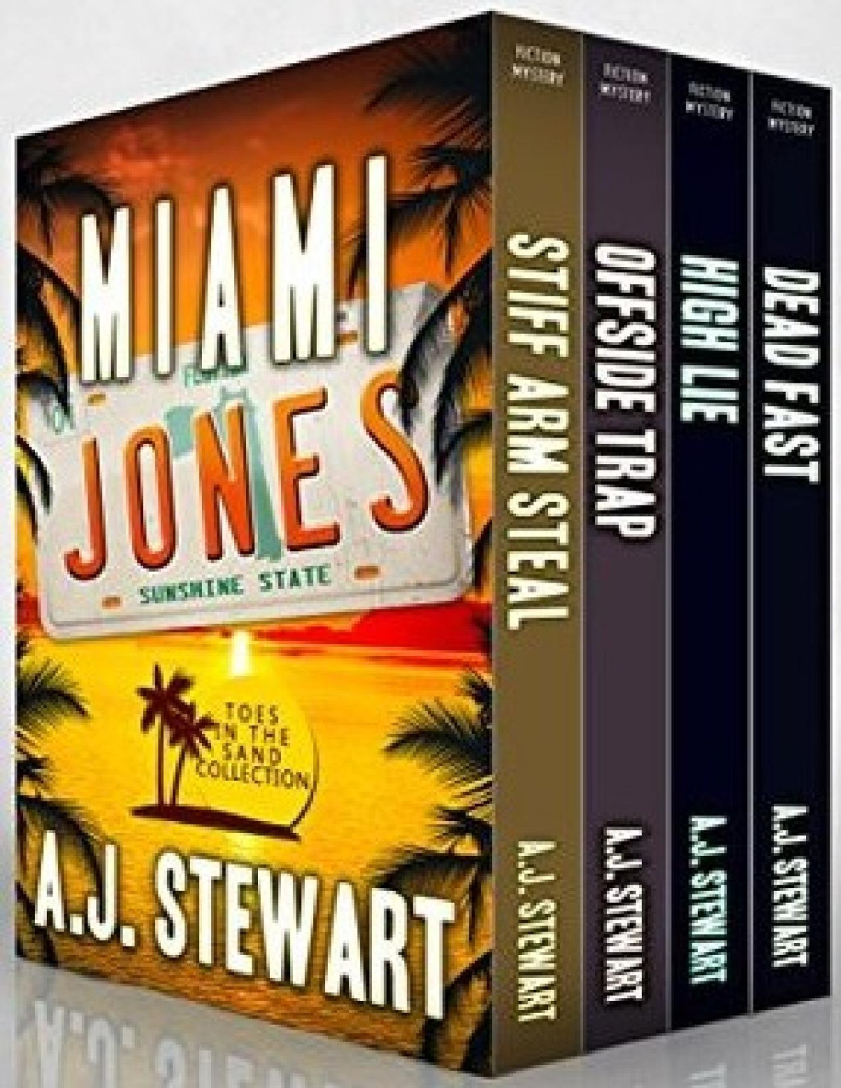 Mm0104 Miami Jones Florida Mystery Series Box Stewart A J