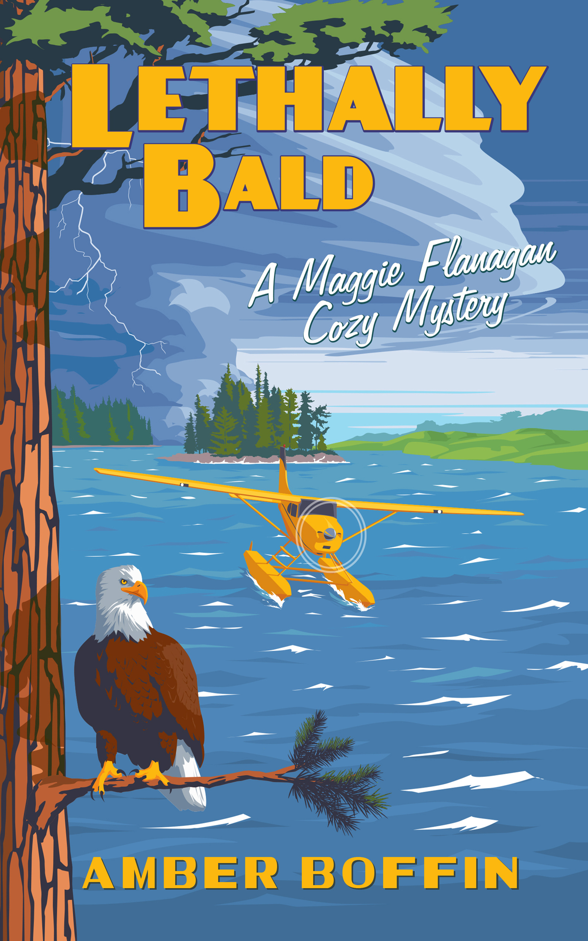 Lethally Bald A Maggie Flanagan Cozy Mystery Boffin Amber