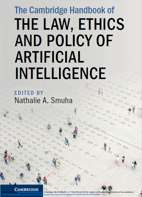 The Cambridge Handbook Of The Law Ethics And Policy Of Artificial Intelligence Nathalie A Smuha