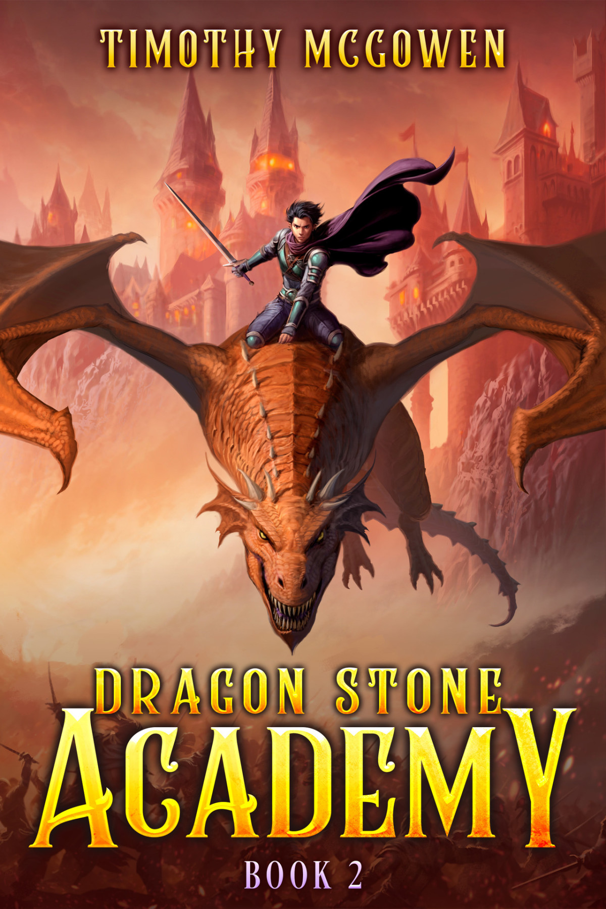 Dragon Stone Academy 2 A Litrpg Fantasy Nether Gate Wardens Timothy Mcgowen