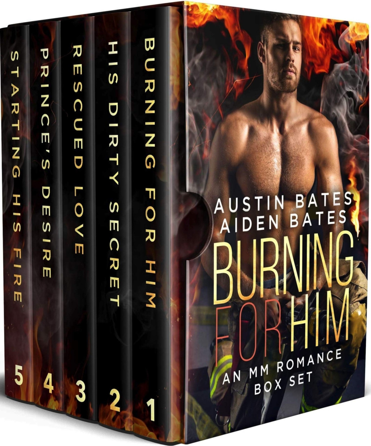 Burning For Him Bundle Aiden Bates Austin Bates