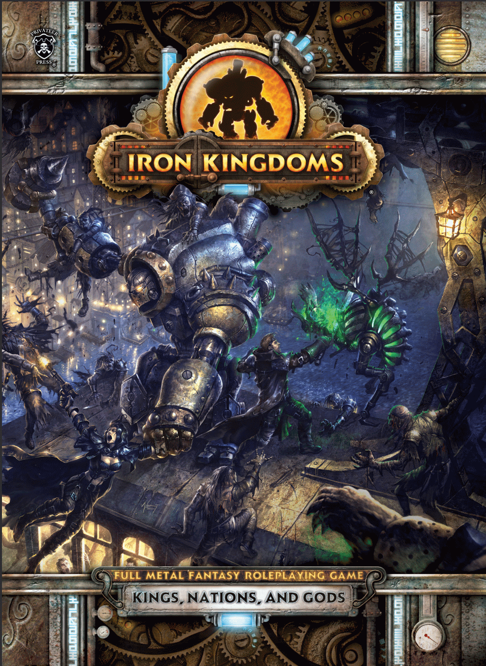 Iron Kingdoms Rpg Kings Nations And Gods Brian Snoddy Matthew D Wilson