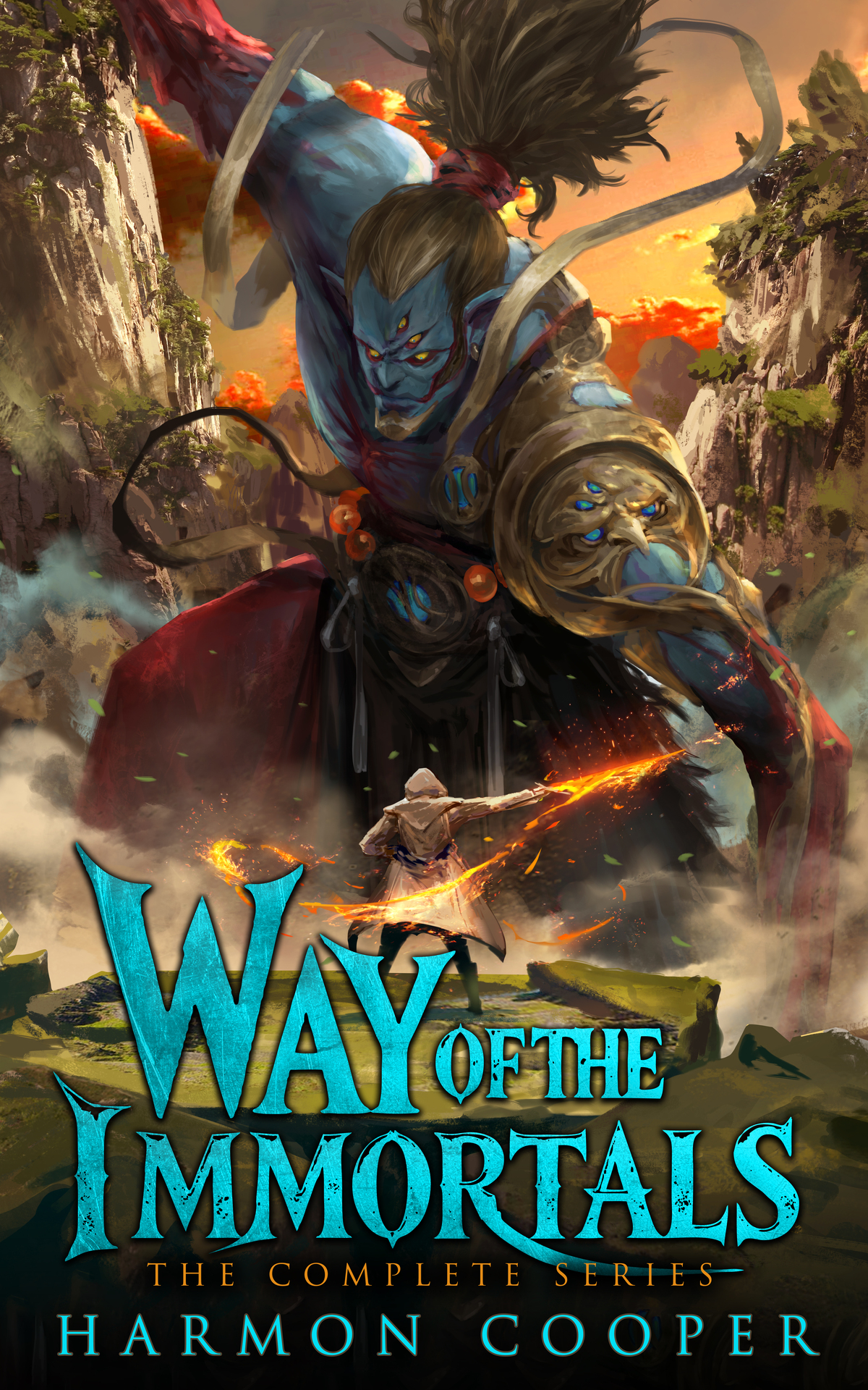 Way Of The Immortals The Complete 4book Series Isekai Cultivation Fantasy Harmon Cooper