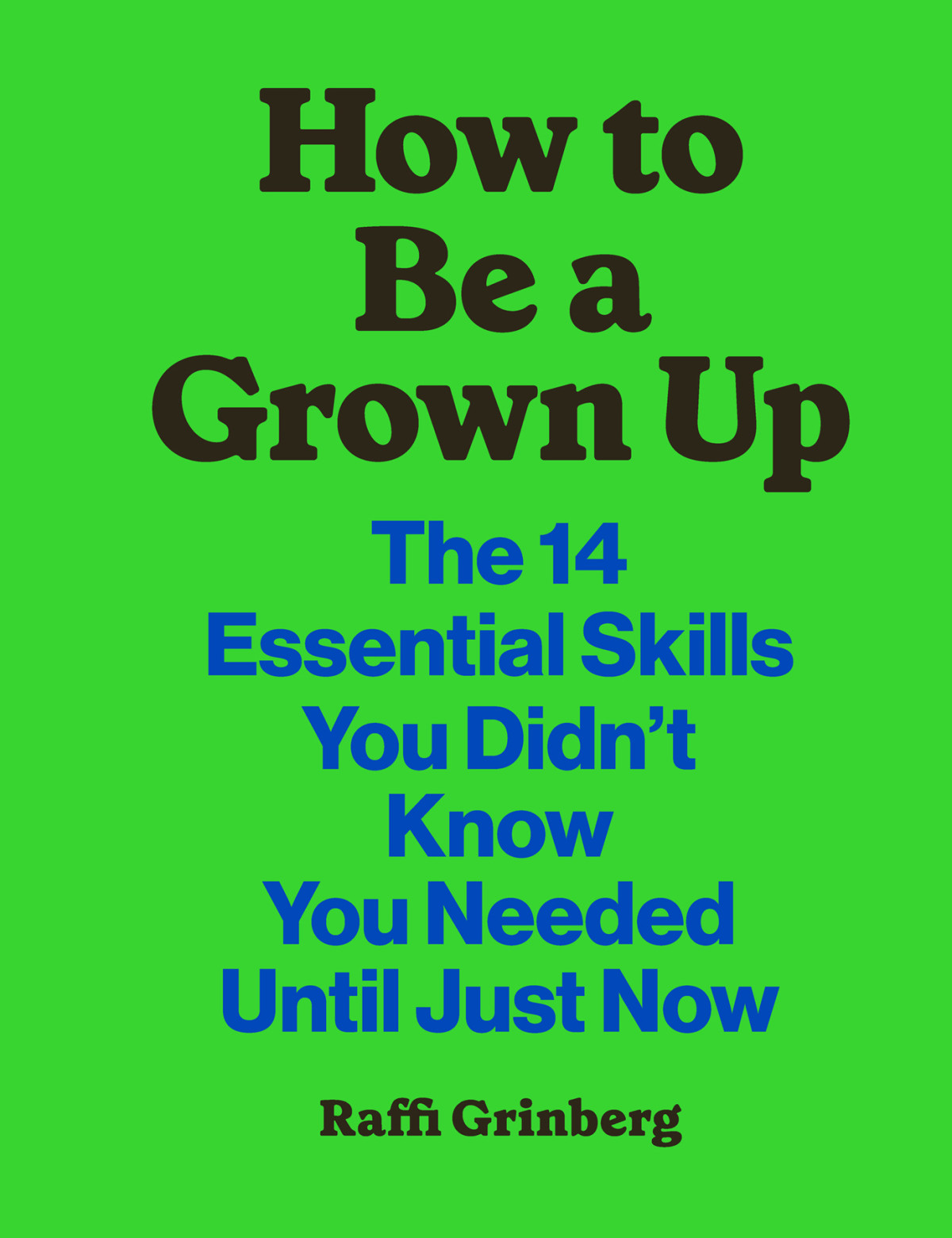How To Be A Grown Up The 14 Essential Skills You Didnt Know You Needed Raffi Grinberg