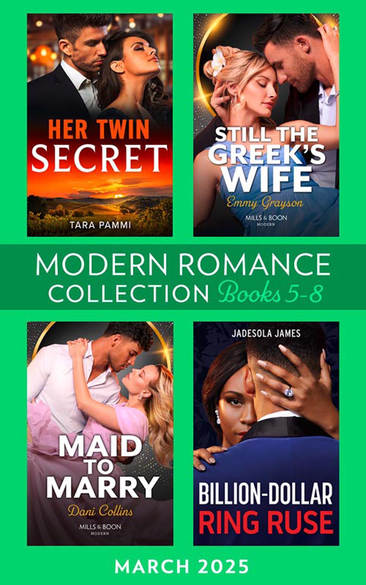 Modern Romance Collection March 2025 Books 58 Tara Pammi Emmy Grayson Dani Collins Jadesola James