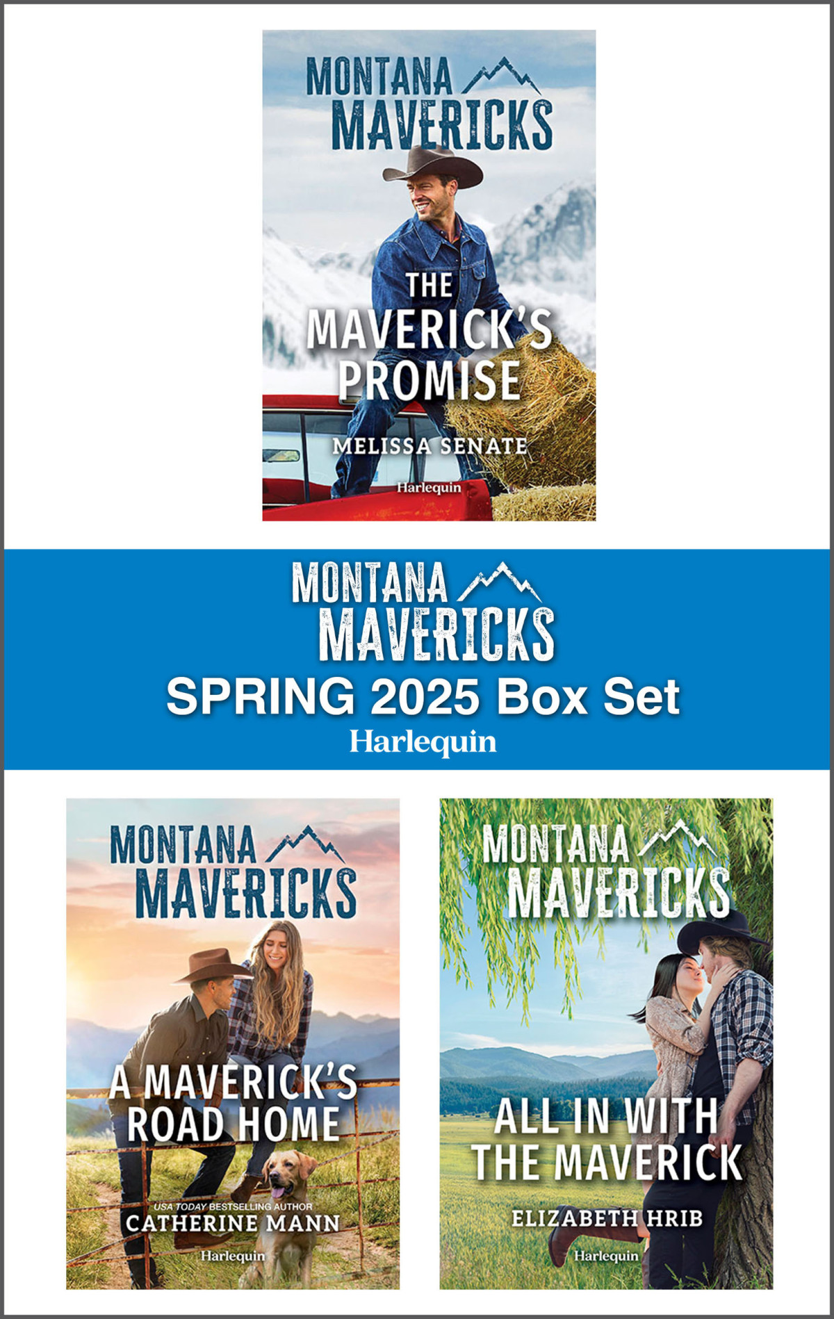 Harlequin Montana Mavericks Spring 2025box Set 1 Of 1 Melissa Senate