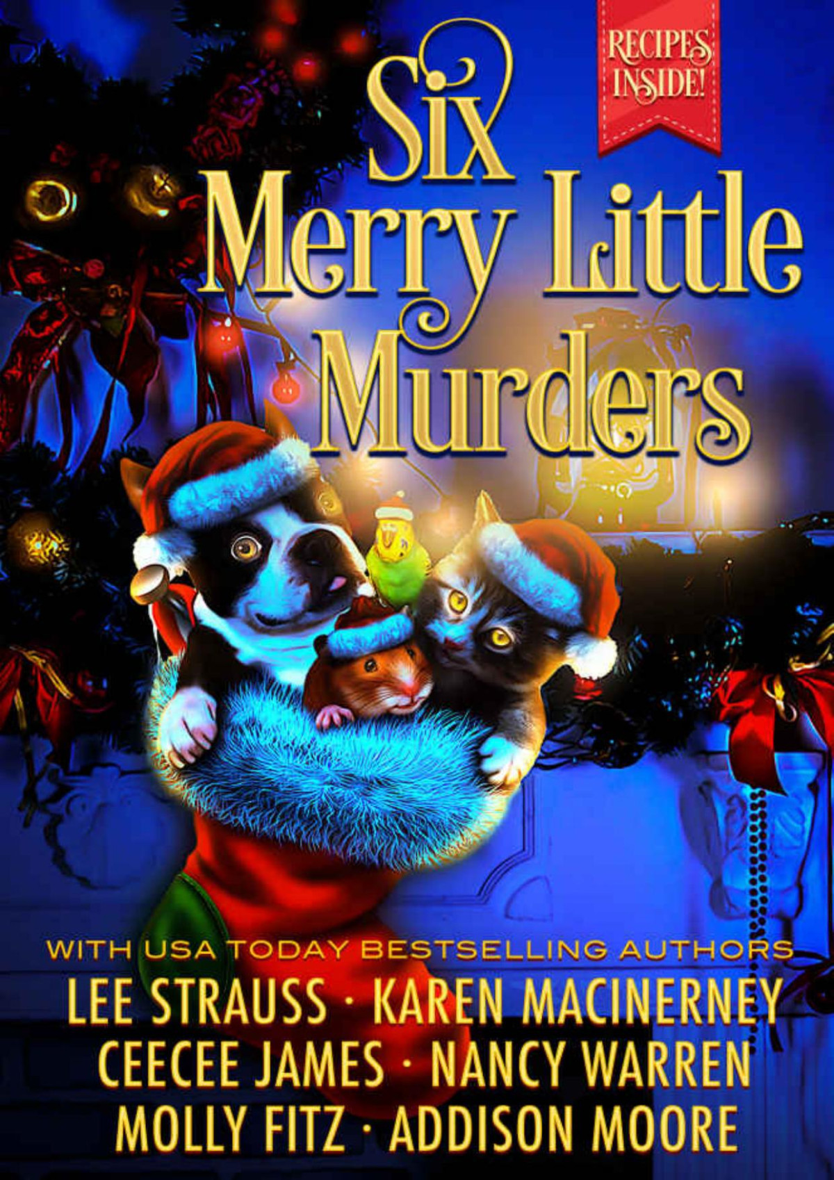 Six Merry Little Murders Christmas Cozy Mystery Novellas Lee Strauss Karen Macinerney Ceecee James Nancy Warren Molly Fitz Addison Moore