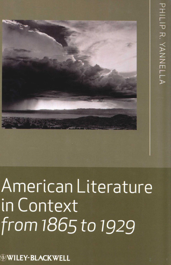 American Literature In Context From 1856 To 1929 2011th Edition Philip Ryannella