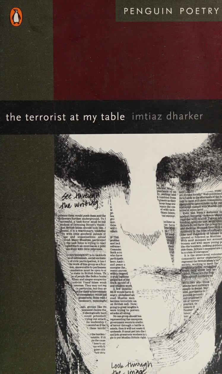 The Terrorist At My Table Imtiaz Dharker