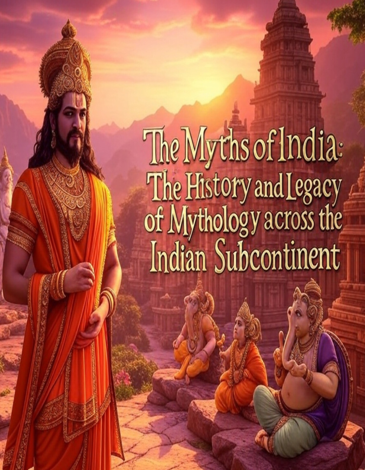 The Myths Of India The History And Legacy Of Mythology Across The Indian Subcontinent Charles River Editors
