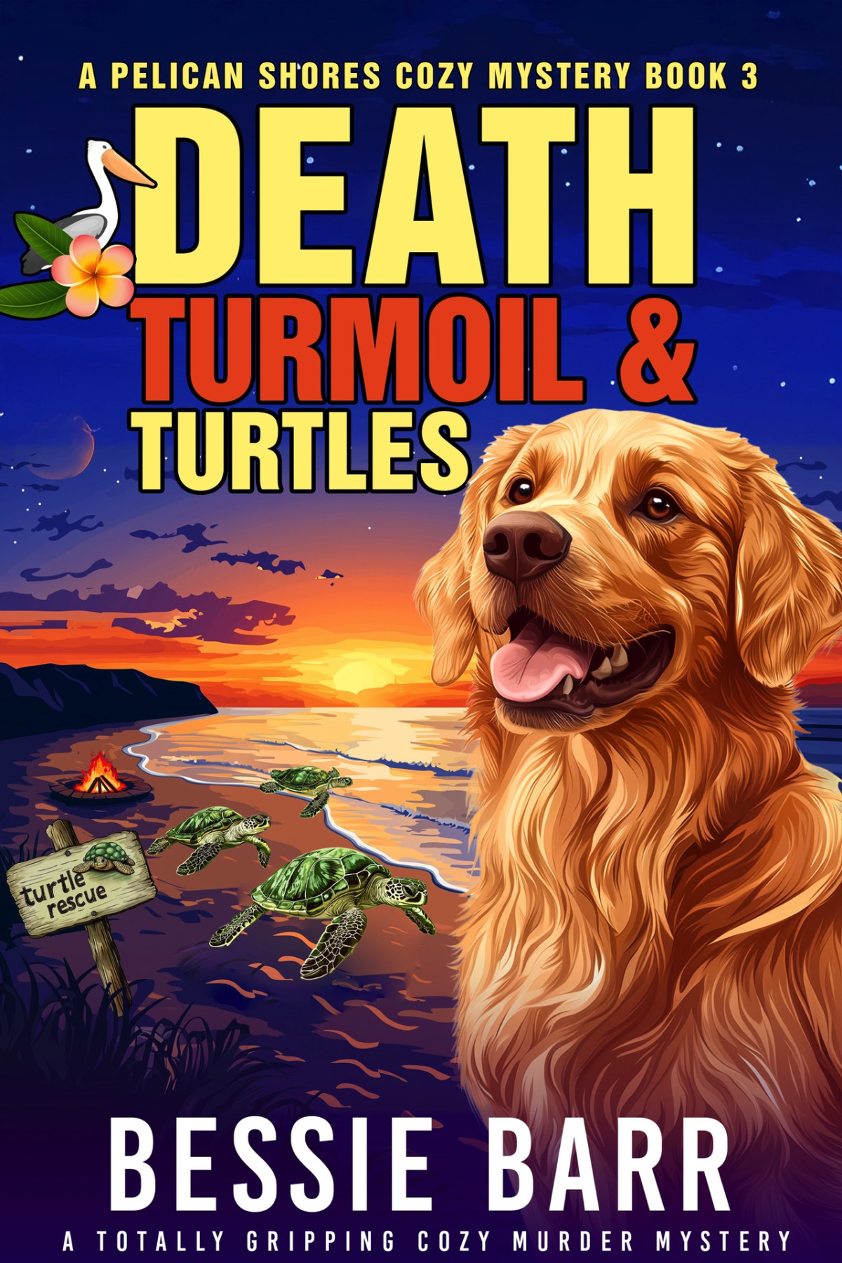 Death Turmoil And Turtles A Pelican Shores Cozy Mystery Book 3 Bessie Barr