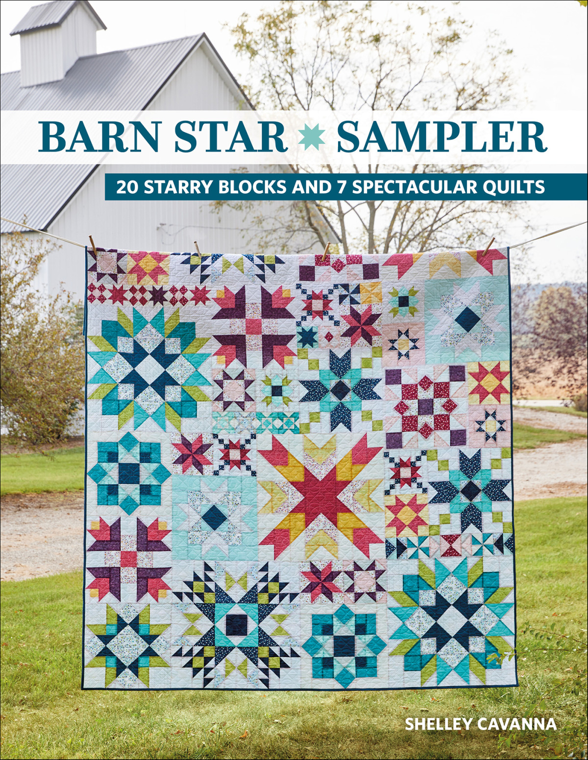 Barn Star Sampler 20 Starry Blocks And 7 Spectacular Quilts Shelley Cavanna