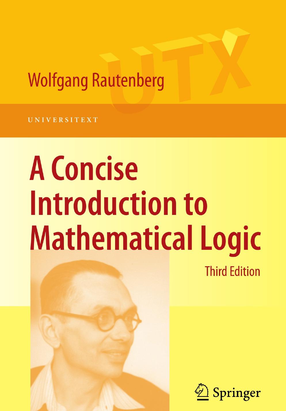 A Concise Introduction To Mathematical Logic Wolfgang Rautenberg Rautenberg