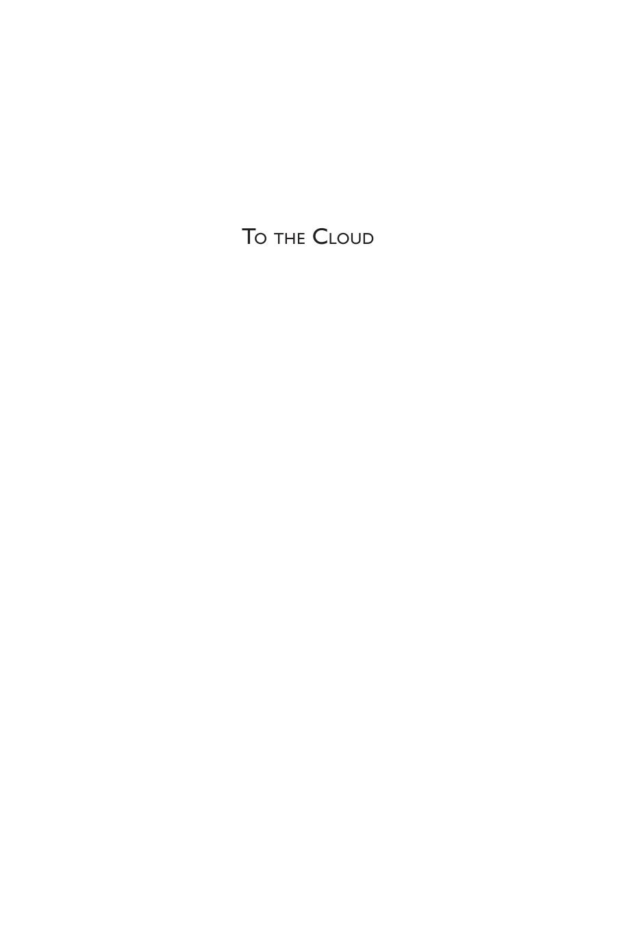 To The Cloud Big Data In A Turbulent World Vincent Mosco Mosco