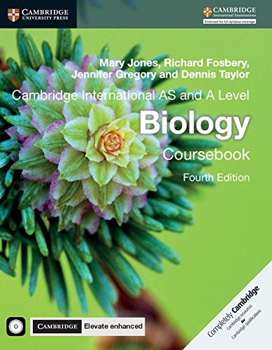Cambridge International As And A Level Biology Coursebook With Cdrom And Cambridge Elevate Enhanced Edition 2 Years 4th Edition Mary Jones
