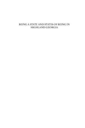 Being A State And States Of Being In Highland Georgia Florian Meuhlfried Florian Mhlfried