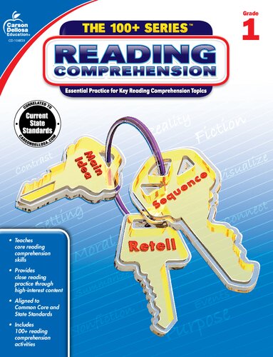 Reading Comprehension Grade 1 Carson Dellosa Education