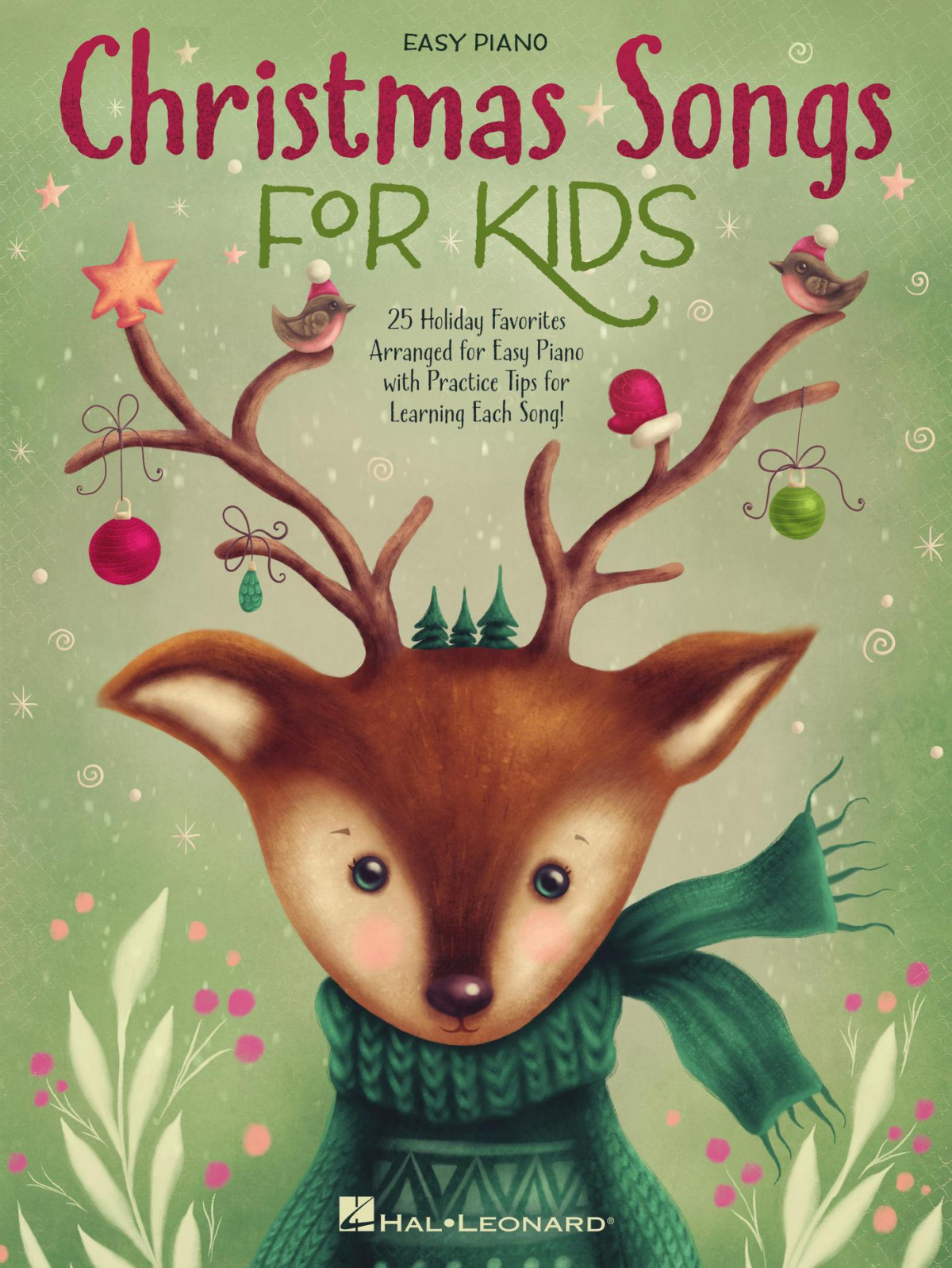 Christmas Songs For Kids Easy Piano Songbook With Lyrics Hal Leonard Corp