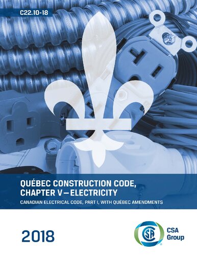 Csa C221818 Qubec Construction Code Chapter Velectricity