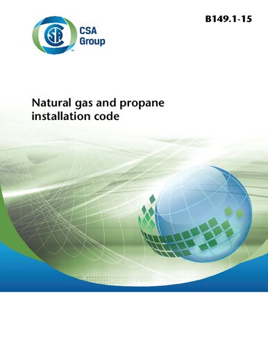 Csa B149115 Natural Gas And Propane Installation Code