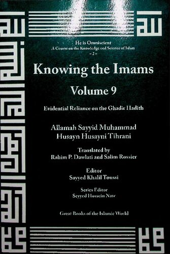 Evidentialrelianceonghadirhadith Sayyidmuhammadhusaynhusaynitihrani