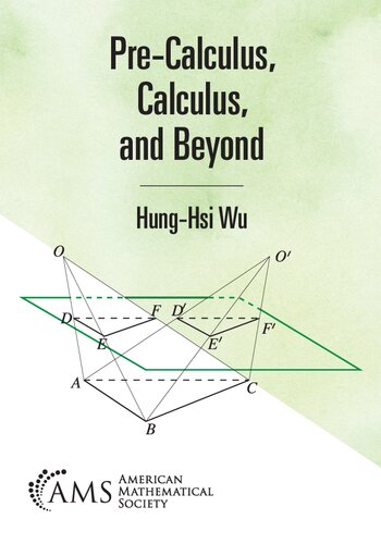 Precalculus Calculus And Beyond Hunghsi Wu