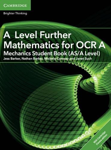 A Level Further Mathematics For Ocr A Mechanics Student Book Asa Level Jess Barker