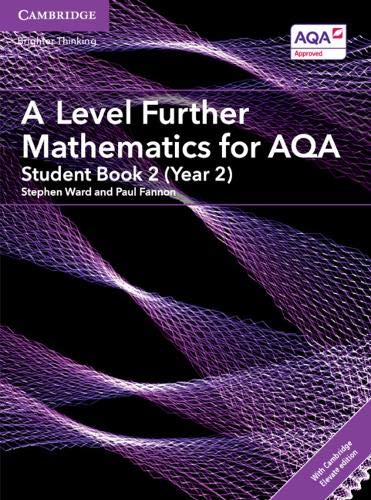 A Level Further Mathematics For Aqa Student Book 2 Year 2 Stephen Ward
