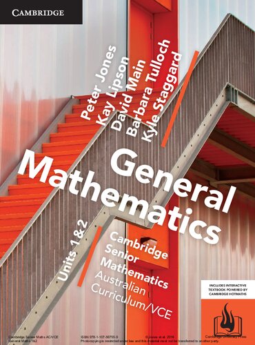 Cambridge Senior Mathematics Australian Curriculumvce Peter Jones