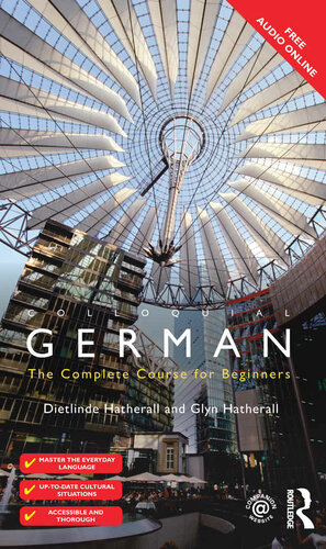 Colloquial German 2nd Edition Hatherall Dietlinde Hatherall
