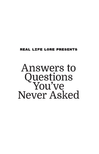 Answers To Questions Youve Never Asked Explaining The What If In Science Geography And The Absurd Joseph Pisenti