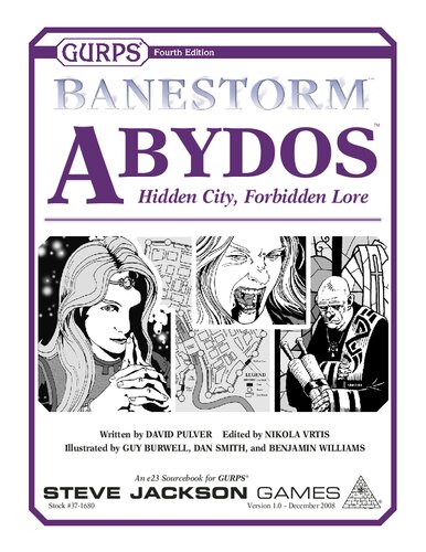Gurps 4th Edition Banestorm Abydos David L Pulver