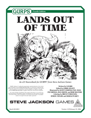 Gurps 4th Edition Lands Out Of Time Lizard