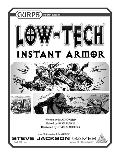 Gurps 4th Edition Lowtech Instant Armor Dan Howard