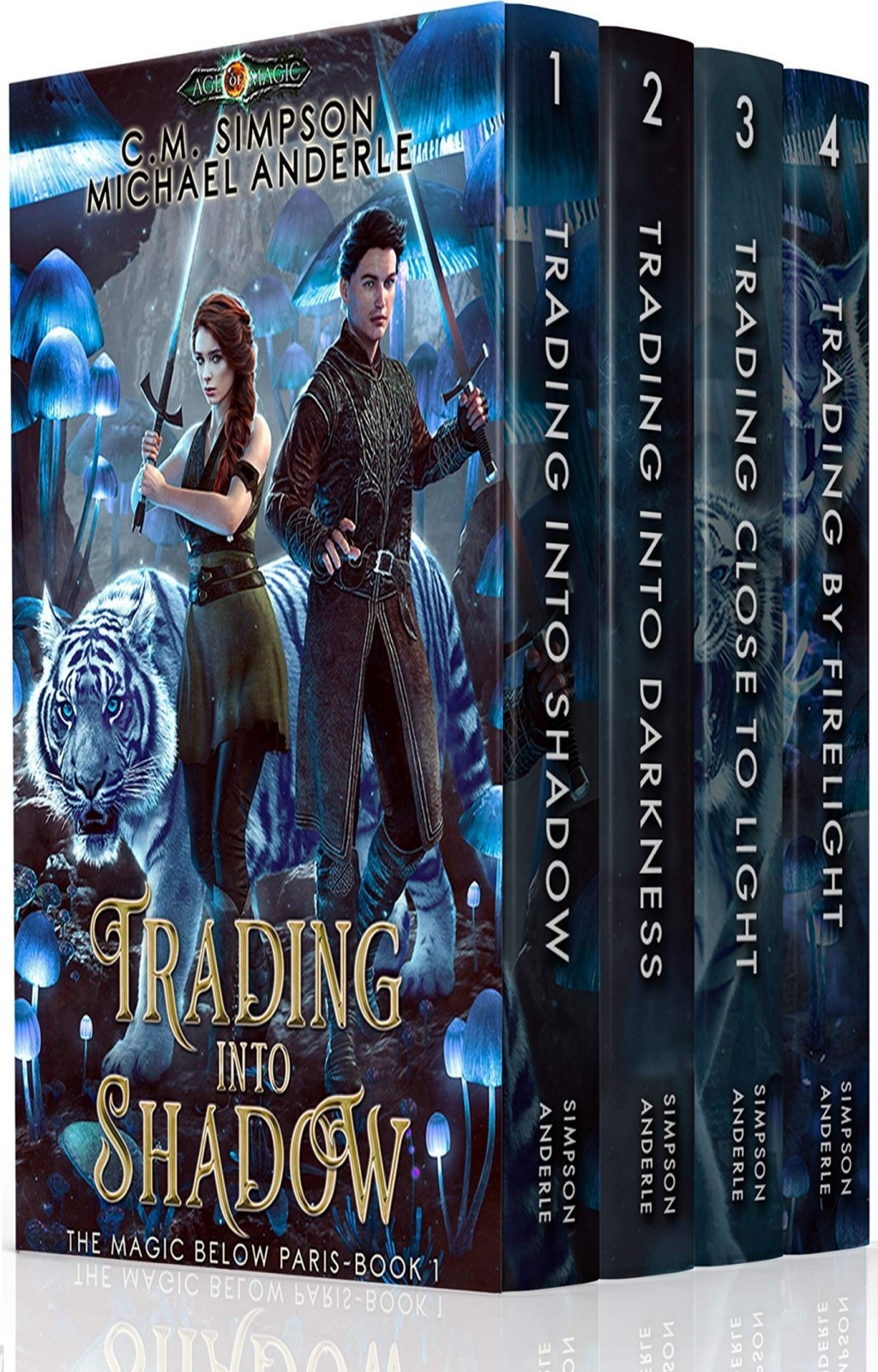 The Magic Below Paris Boxed Set C M Simpson Michael Anderle Simpson