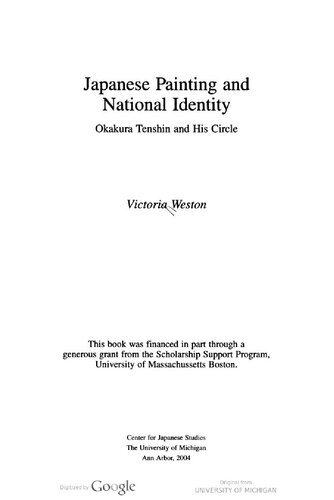 Japanese Painting And National Identity Victoria Weston