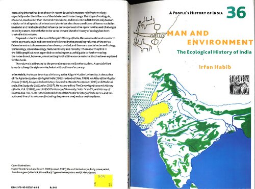 Man And Environment The Ecological History Of India 5th Edition Irfan Habib