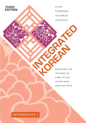 Integrated Korean Intermediate 1 Third Edition Klear Textbooks In Korean Language 3rd Edition Youngmee Yu Cho