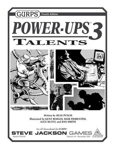 Gurps 4th Edition Powerups 3 Talents Sean Punch