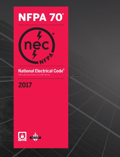 Nfpa 70 National Electrical Code 2017 National Fire Protection Association