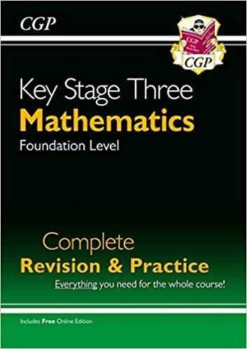 New Ks3 Maths Complete Study Practice Foundation With Online Edition Cgp Ks3 Maths 2021th Edition Cgp Books