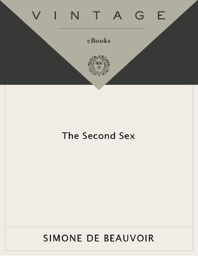 The Second Sex De Beauvoir Simone Trans Borde Constance And Malovanychevallier