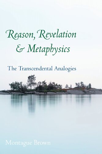 Reason Revelation And Metaphysics The Transcendental Analogies Montague Brown Author