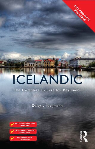 Colloquial Icelandic The Complete Course For Beginners Daisy Neijmann