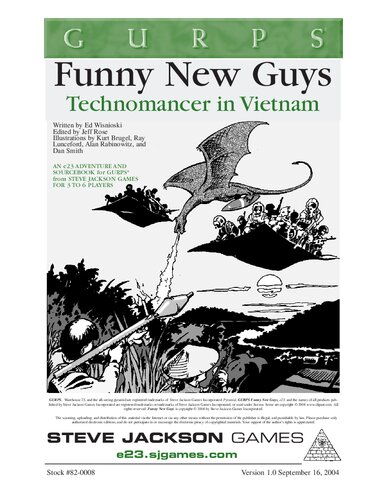 Gurps Classic Technomancer Funny New Guys Ed Wisniowski