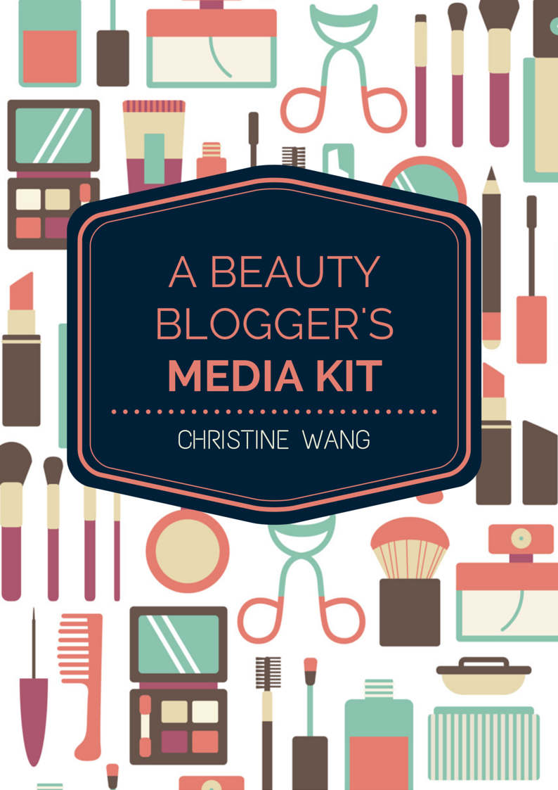 A Beauty Bloggers Media Kit Christine Wang Wang Christine
