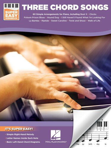 3 Chord Songssuper Easy Songbook Hal Leonard Corp