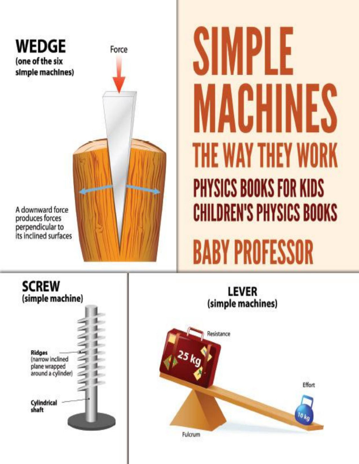 Simple Machines The Way They Work Physics Books For Kids Childrens Physics Books Baby Professor Professor